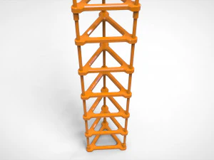 Sci fi Mast 3 3D Model