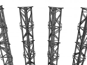 Sci fi Mast 3 3D Модель