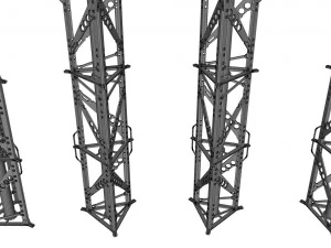 Sci fi Mast 3 3D Model
