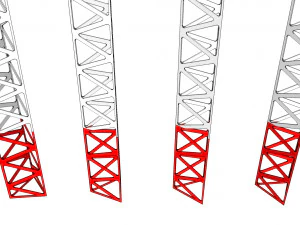 Sci fi Mast 3 3D Model