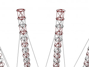 Sci fi Mast 3 3D Модель