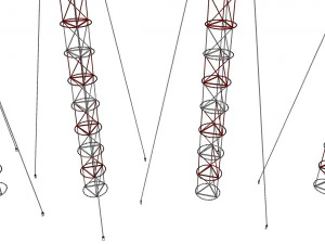 Sci fi Mast 3 3D Model
