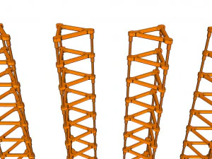 Sci fi Mast 3 3D Model
