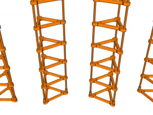 Sci fi Mast 3 3D Model