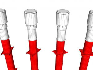 Sci fi Mast 3 3D Model