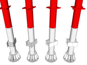 Sci fi Mast 3 3D Модель