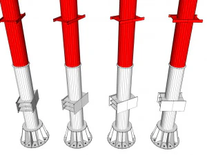Sci fi Mast 3 3D Model