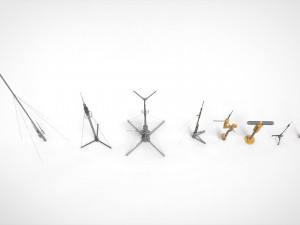 Sci fi mast 4 3D Model