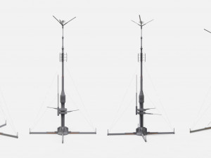 Sci fi mast 4 3D Model