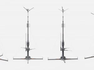 Sci fi mast 4 3D Model
