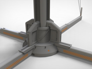Sci fi mast 4 3D Model