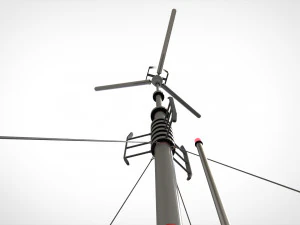 Sci fi mast 4 3D Model