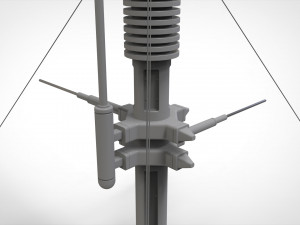 Sci fi mast 4 3D Model
