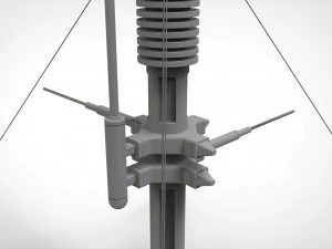 Sci fi mast 4 3D Model