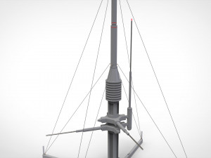 Sci fi mast 4 3D Model