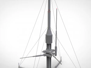 Sci fi mast 4 3D Model