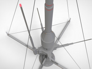 Sci fi mast 4 3D Model