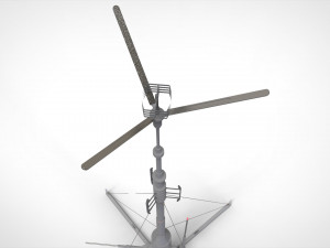 Sci fi mast 4 3D Model
