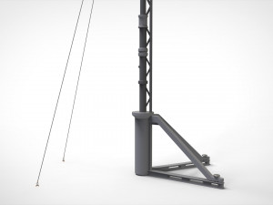 Sci fi mast 4 3D Model