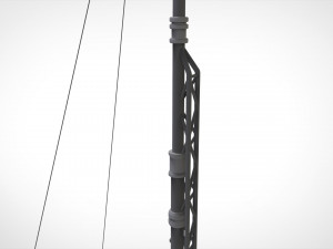 Sci fi mast 4 3D Model