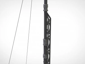 Sci fi mast 4 3D Model