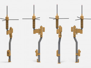 Sci fi mast 4 3D Model