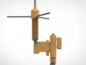 Sci fi mast 4 3D Model