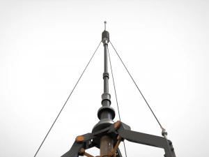 Sci fi mast 4 3D Model