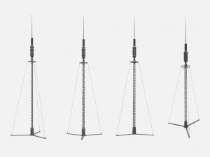 Sci fi mast 4 3D Model