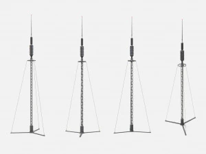 Sci fi mast 4 3D Model