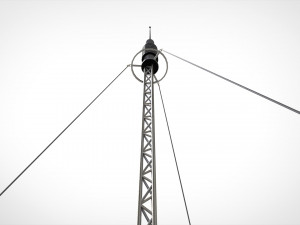 Sci fi mast 4 3D Model
