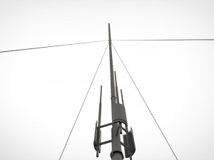 Sci fi mast 4 3D Model