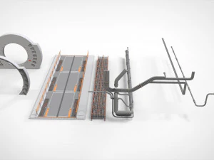 Collezione di elementi architettonici fantascientifici 30 Modello 3D