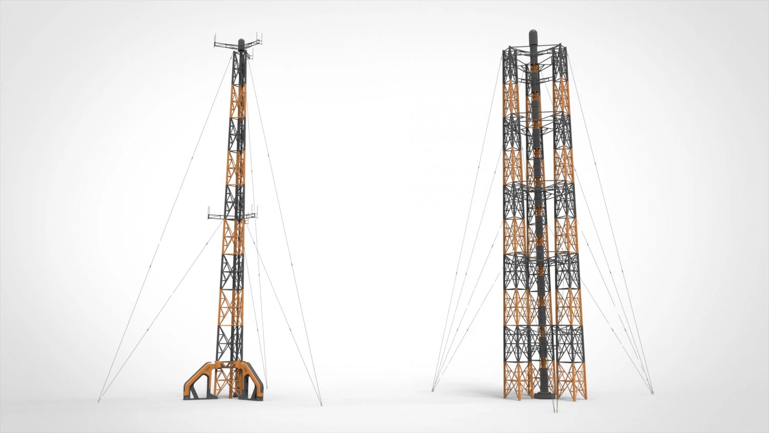 Sci fi mast 5 3D Model .c4d .max .obj .3ds .fbx .stl .blend 