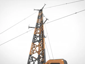 Sci fi mast 5 3D Model