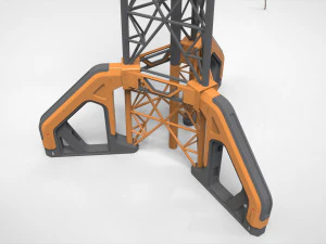Sci fi mast 5 3D Model