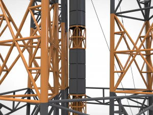 Sci fi mast 5 3D Model