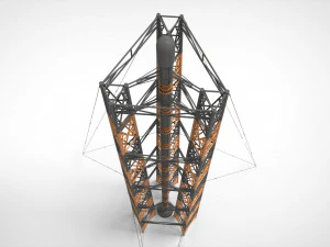 Sci fi mast 5 3D Model