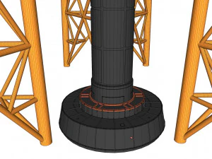 Sci fi mast 5 3D Model
