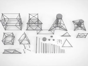 Metal truss 4 3D Model
