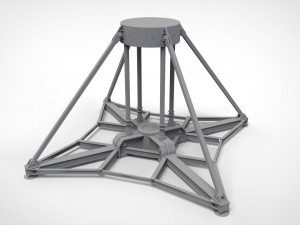 Metal truss 4 3D मॉडल