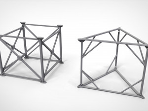 Metal truss 4 3D मॉडल