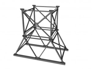 Metal truss 4 3D मॉडल