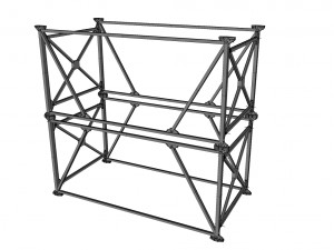 Metal truss 4 3D मॉडल