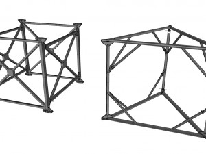 Metal truss 4 3D मॉडल