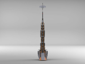 antenna post 1 3D Model