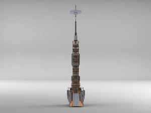 antenna post 1 3D Model