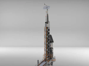 antenna post 1 3D Model
