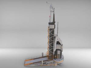 antenna post 1 3D Model