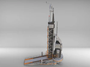 antenna post 1 3D Model